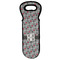 Red & Gray Polka Dots Wine Tote Bag (Personalized)