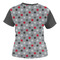 Red & Gray Polka Dots Women's T-shirt Back