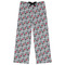 Red & Gray Polka Dots Womens Pajama Pants