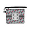 Red & Gray Polka Dots Wristlet ID Cases - Front