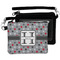 Red & Gray Polka Dots Wristlet ID Cases - MAIN