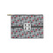 Red & Gray Polka Dots Zipper Pouch - Small - 8.5"x6" (Personalized)