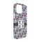 Red & Gray Polka Dots iPhone Case - Plastic - iPhone 13 (Personalized)