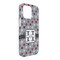 Red & Gray Polka Dots iPhone Case - Plastic - iPhone 13 Pro Max (Personalized)