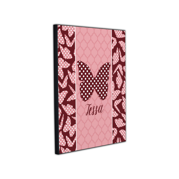 Polka Dot Butterfly 11x14 Wood Print - Angle View