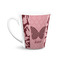 Polka Dot Butterfly 12 Oz Latte Mug - Front