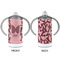 Polka Dot Butterfly 12 oz Stainless Steel Sippy Cups - APPROVAL