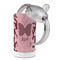 Polka Dot Butterfly 12 oz Stainless Steel Sippy Cups - Top Off