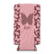 Polka Dot Butterfly 12oz Tall Can Sleeve - FRONT