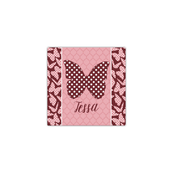 Polka Dot Butterfly 12x12 - Canvas Print - Front View