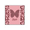 Polka Dot Butterfly Wood Print - 12x12 (Personalized)