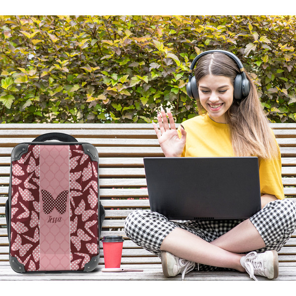 Polka Dot Butterfly 15" Backpack - LIFESTYLE