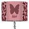 Polka Dot Butterfly 16" Drum Lamp Shade - Fabric (Personalized)