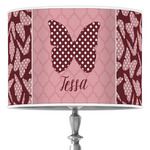 Polka Dot Butterfly Drum Lamp Shade (Personalized)