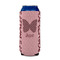 Polka Dot Butterfly 16oz Can Sleeve - FRONT (on can)