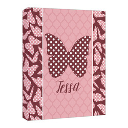 Polka Dot Butterfly Canvas Print - 16x20 (Personalized)