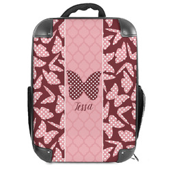 Polka Dot Butterfly 18" Hard Shell Backpack (Personalized)