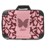 Polka Dot Butterfly Hard Shell Briefcase - 18" (Personalized)