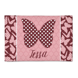 Polka Dot Butterfly 2' x 3' Indoor Area Rug (Personalized)
