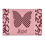 Polka Dot Butterfly Patio Rug (Personalized)