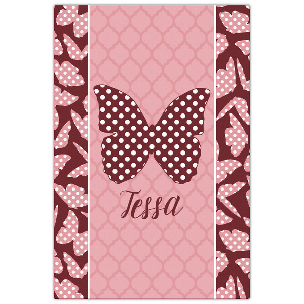 Polka Dot Butterfly 20x30 - Canvas Print - Front View