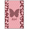 Polka Dot Butterfly 20x30 Wood Print - Front View