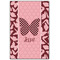 Polka Dot Butterfly Wood Print - 20x30 (Personalized)