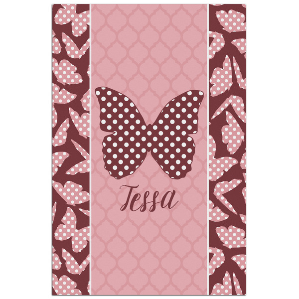 Custom Polka Dot Butterfly Poster - Matte - 24x36 (Personalized)