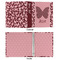 Polka Dot Butterfly 3 Ring Binders - Full Wrap - 1" - APPROVAL