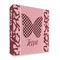 Polka Dot Butterfly 3 Ring Binders - Full Wrap - 2" - FRONT