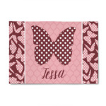 Polka Dot Butterfly 4' x 6' Indoor Area Rug (Personalized)