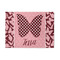 Polka Dot Butterfly 5' x 7' Patio Rug (Personalized)