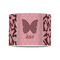 Polka Dot Butterfly 8" Drum Lampshade - FRONT (Poly Film)