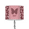 Polka Dot Butterfly 8" Drum Lamp Shade - Poly-film (Personalized)