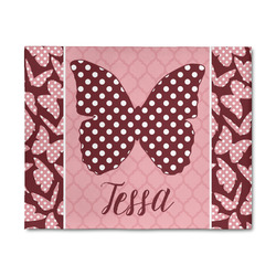 Polka Dot Butterfly 8' x 10' Indoor Area Rug (Personalized)