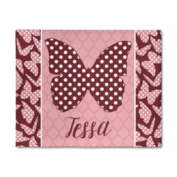 Polka Dot Butterfly 8' x 10' Patio Rug (Personalized)