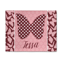 Polka Dot Butterfly 8' x 10' Patio Rug (Personalized)