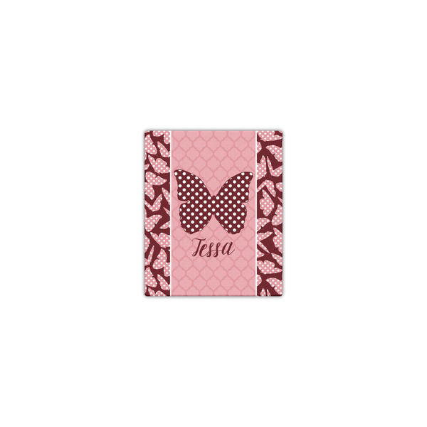 Custom Polka Dot Butterfly Canvas Print - 8x10 (Personalized)