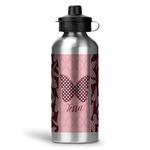 Polka Dot Butterfly Water Bottles - 20 oz - Aluminum (Personalized)
