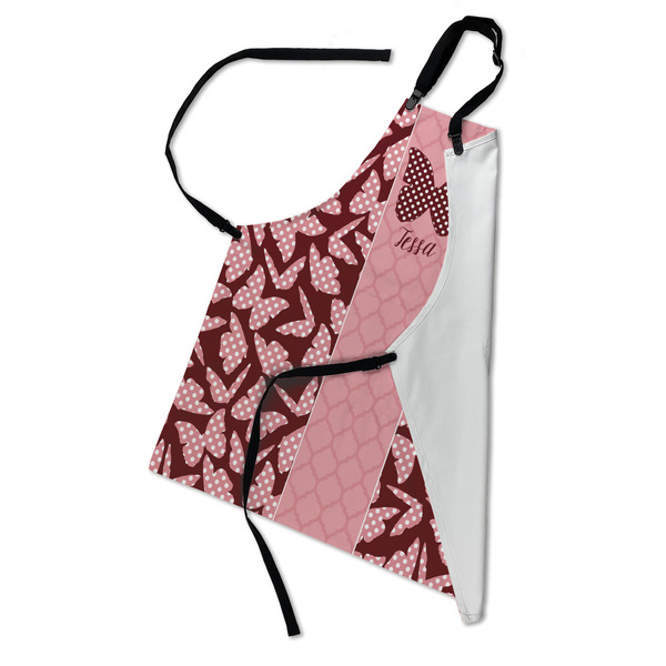 Polka Dot Butterfly Apron - Folded
