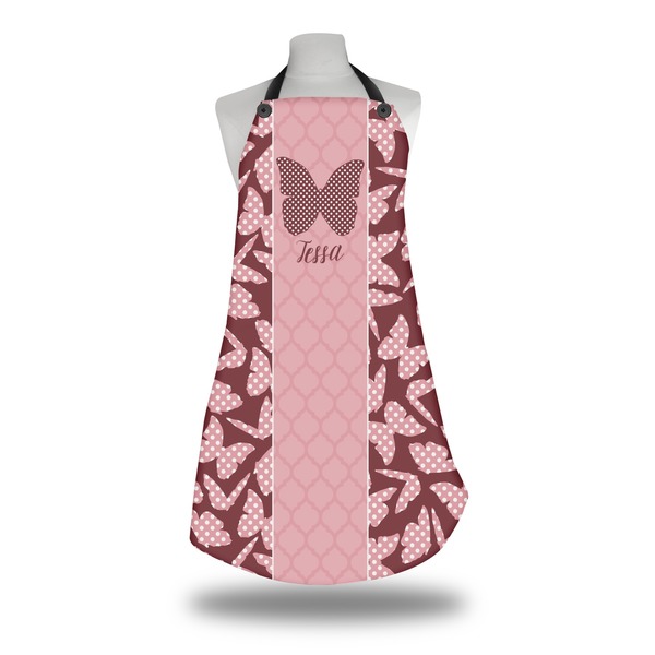 Polka Dot Butterfly Apron on Mannequin