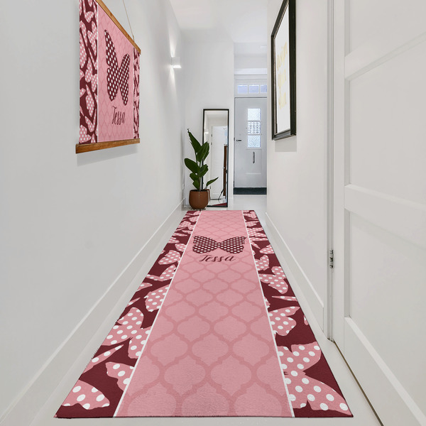 Polka Dot Butterfly Area Rug Sizes - In Context (vertical)