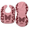 Polka Dot Butterfly Baby Bib & Burp Set - Approval (new bib & burp)