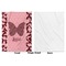 Polka Dot Butterfly Baby Blanket (Single Sided - Printed Front, White Back)