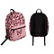 Polka Dot Butterfly Backpack front and back - Apvl