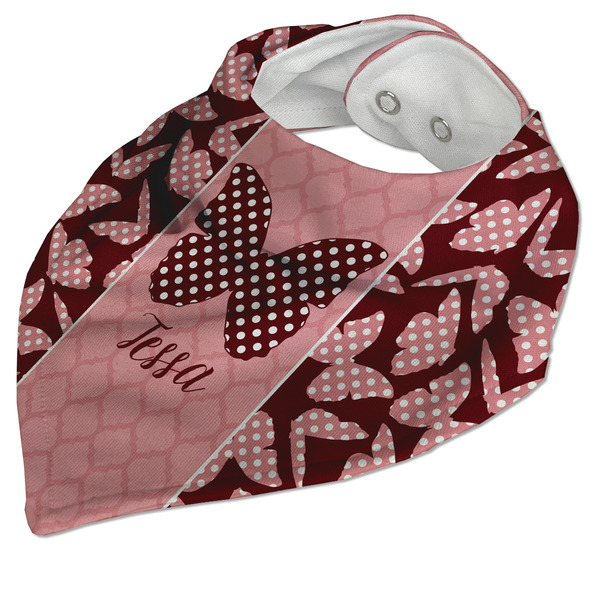 Polka Dot Butterfly Bandana Closed