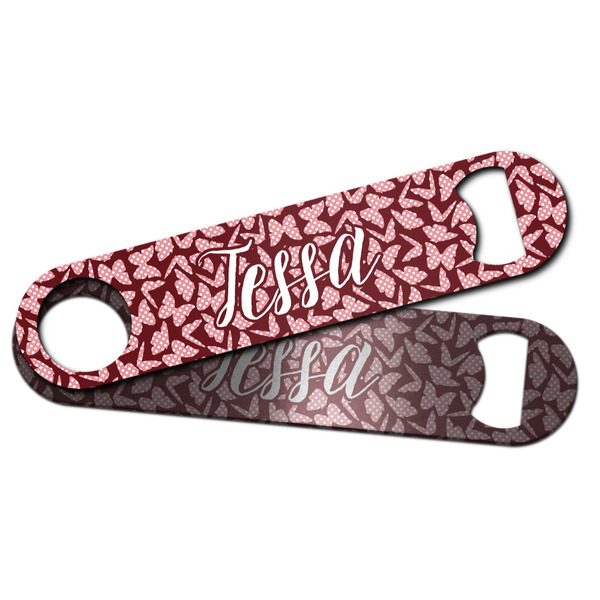 Polka Dot Butterfly Bar Bottle Opener - Main