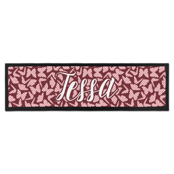 Polka Dot Butterfly Bar Mat (Personalized)