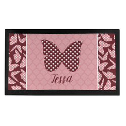 Polka Dot Butterfly Bar Mat - Small (Personalized)