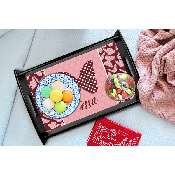 Polka Dot Butterfly Black Tray - Lifestyle (UPDATED)